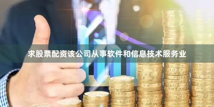 求股票配资该公司从事软件和信息技术服务业